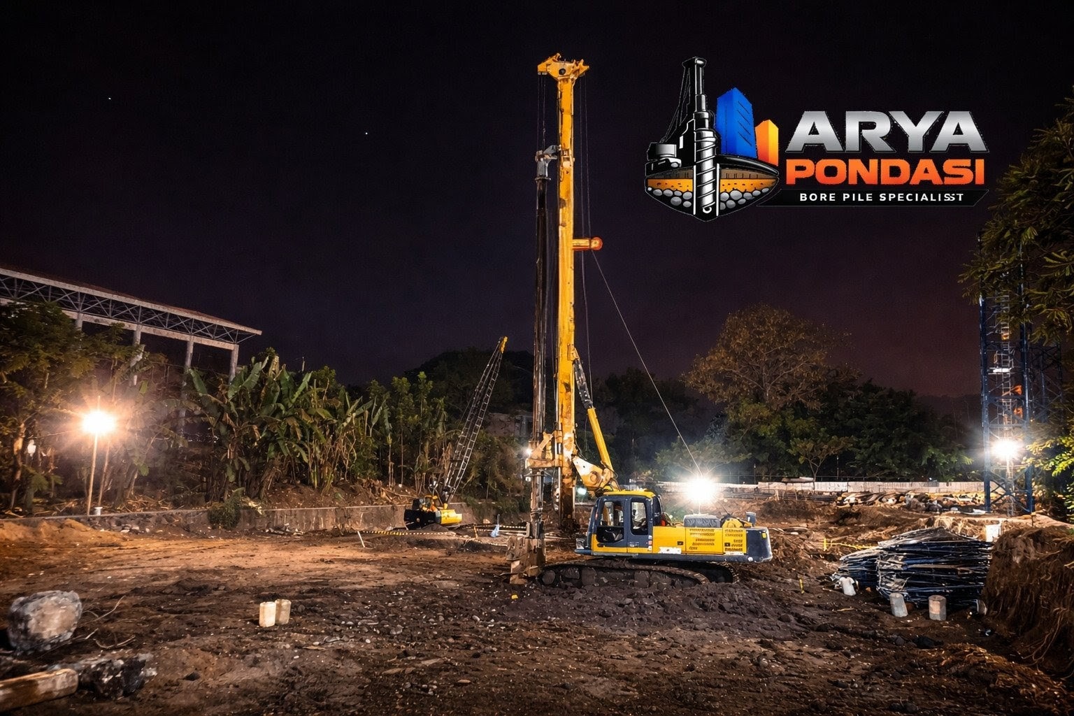 Arya Pondasi Percepat Pembangunan Gedung UNM Malang dengan Teknologi Bore Pile Modern